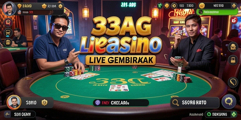 Gameplay menarik di 33AG dengan dealer langsung.