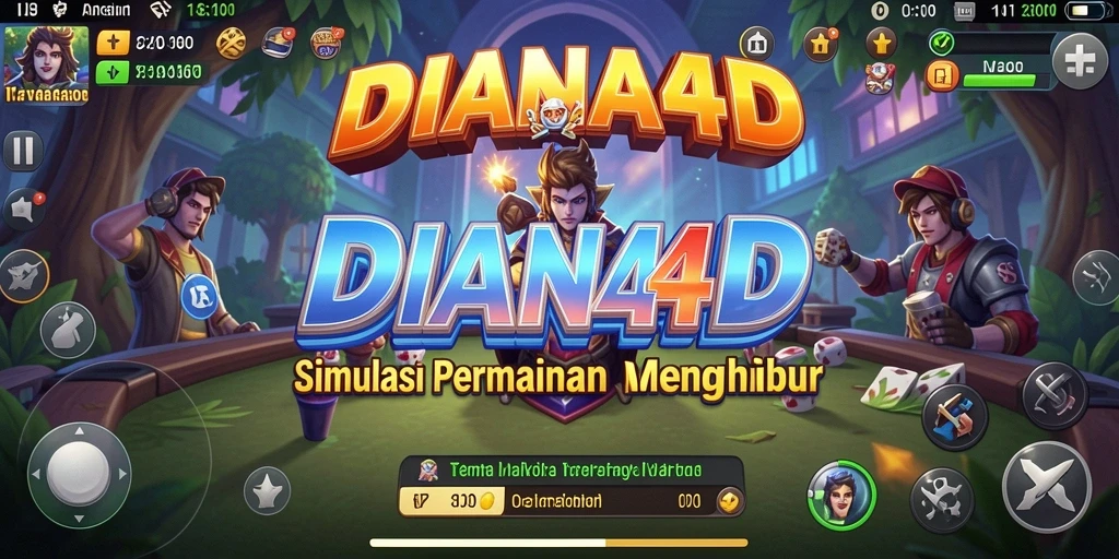 Tampilan menarik dari gameplay DIANA4D yang menampilkan simulasi interaktif.
