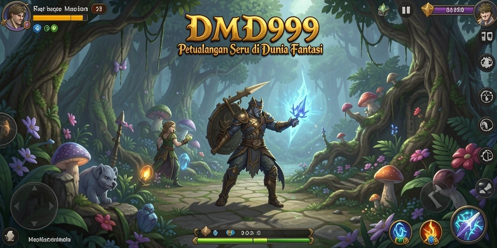 Screenshot DMD999 menunjukkan gameplay menakjubkan dalam dunia petualangan.