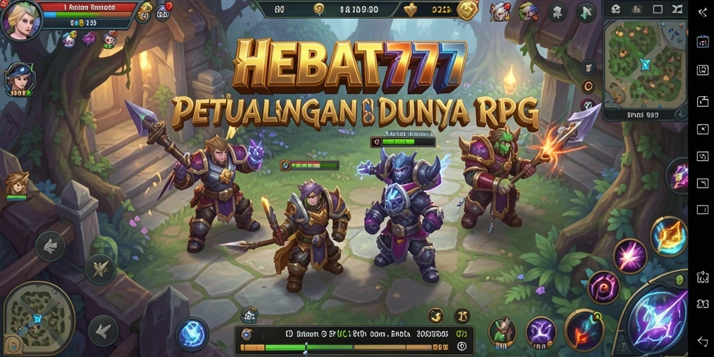 Tampilan gameplay seru HEBAT777 dengan petualangan RPG menantang.