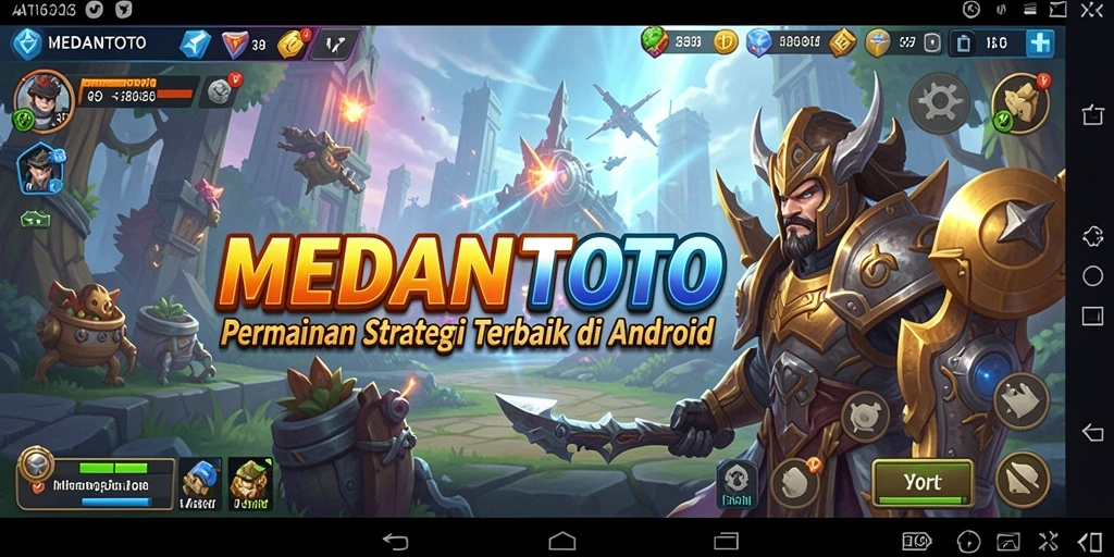 Tampilan gameplay MEDANTOTO yang seru dan strategis.