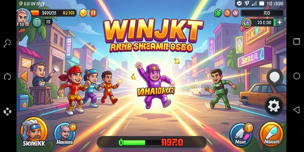 Screenshot gameplay menampilkan aksi seru game Arcade.